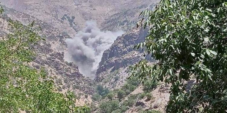 جان باختن یک شهروند غیرنظامی اقلیم کردستان در پی حمله هوایی ترکیه
