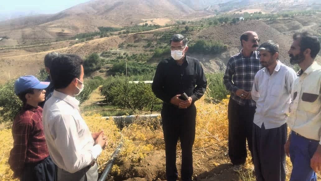آبرسانی سیار به باغات شهرستان صحنه
