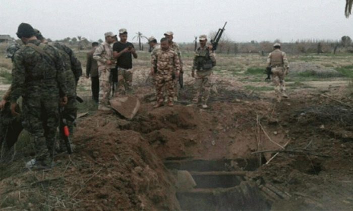 لە میانی ئۆپەراسیۆنێکدا پێنج حەشارگەی داعش لە باکووری بەغدا خاپوور کرا