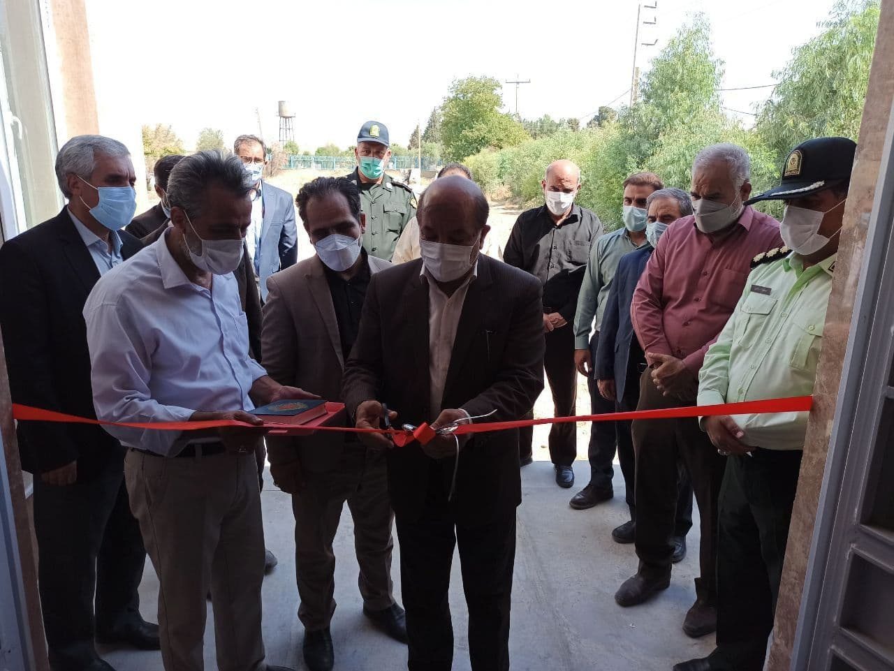 بهره برداری از دو طرح عمرانی در سرپل ذهاب