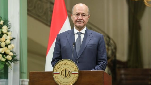 تقدیر برهم صالح از مقتدی صدر برای تجدید نظر درباره تحریم انتخابات