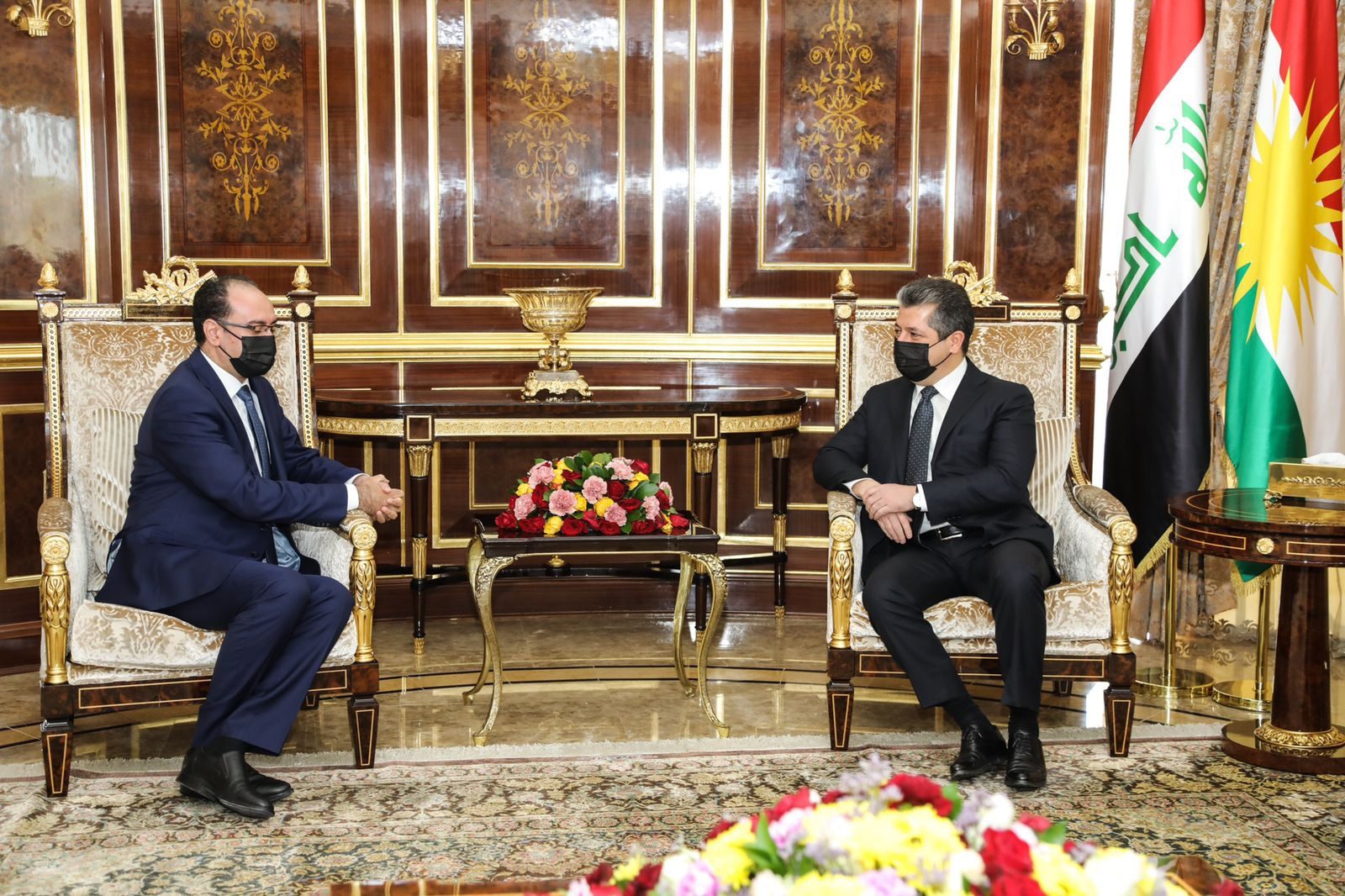دیدار سرکنسول جدید اردن در اربیل با مسرور بارزانی