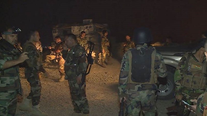 کشته شدن دو نیروی پیشمرگ در حمله داعش به مواضعشان در مسیر کفری به کلار