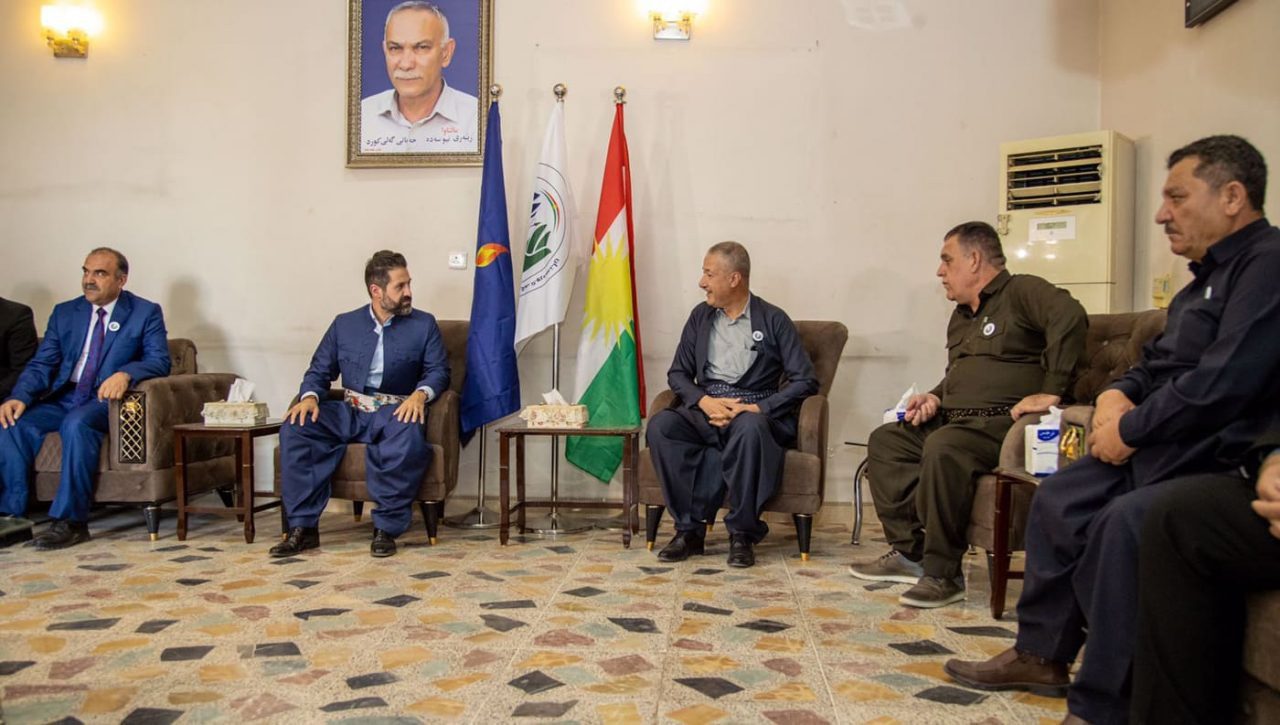 Qubad Talabani visits Gorran office in Kirkuk