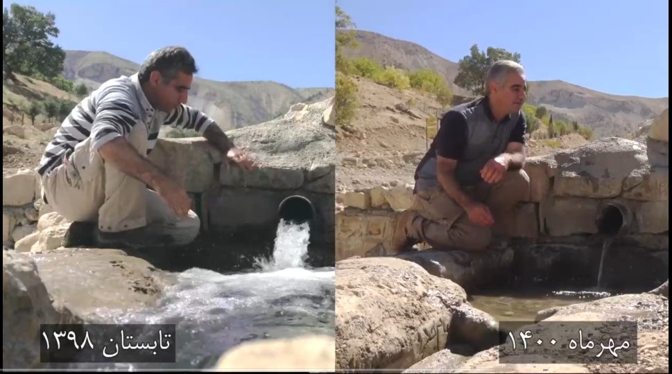 سیلی دوباره خشکسالی و چشمه‌هایی که نفس آخر را می‌کشند