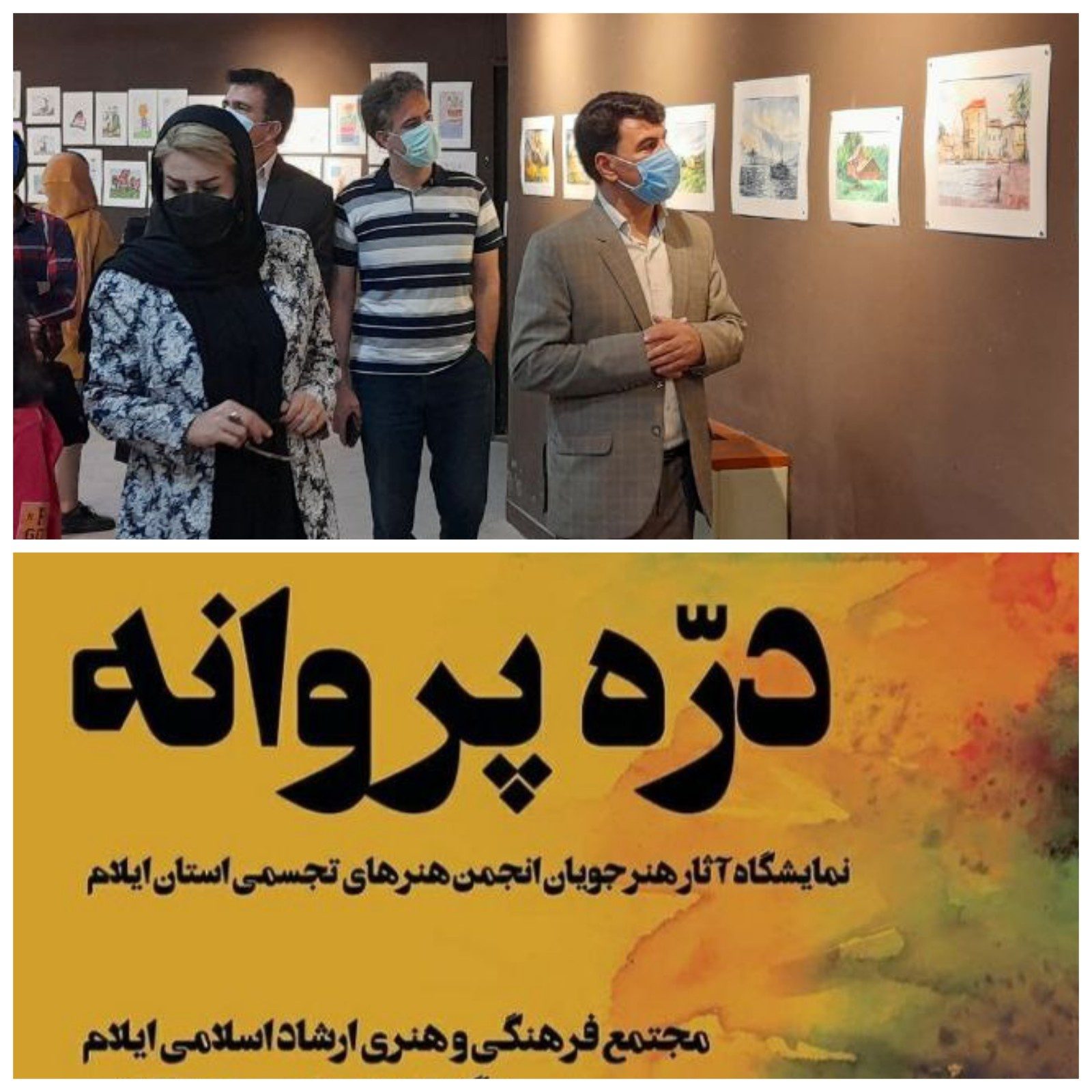 نگارخانه استاد صندوق آبادی ایلام میزبان دره پروانه ها