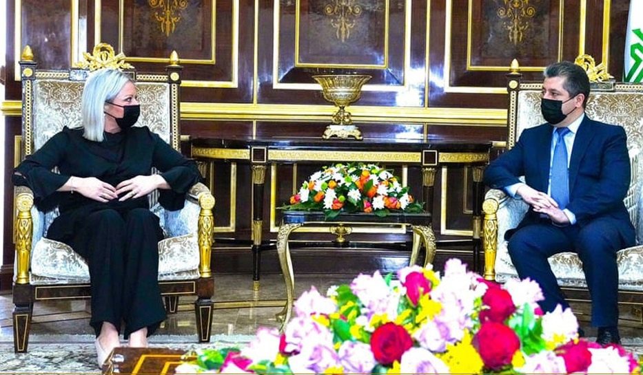 مەسروور بارزانی و پلاسخارت گفتوگۆیان دەربارەی دوا پەرەسەندنەکانی عێراق و پرۆسەی هەڵبژاردنی ئەنجومەنی نوێنەران کرد