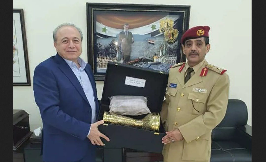 دیدار نماینده حوثی‌ها در دمشق با رییس بخش اطلاعات وزارت دفاع سوریه
