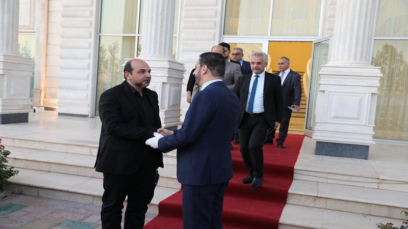 دیدار رئیس جنبش امتداد با رهبر جنبش نسل نو در سلیمانیه