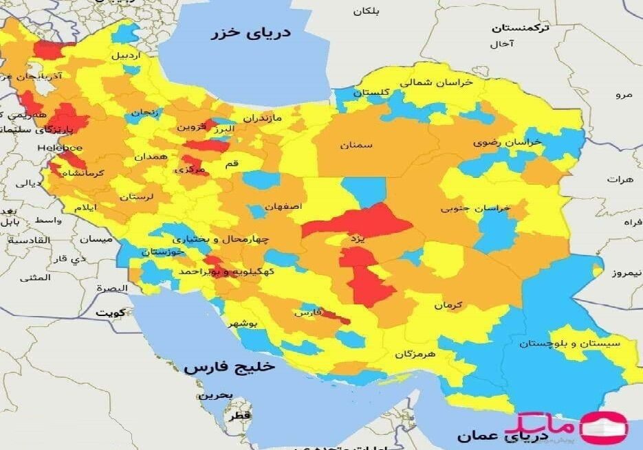 صدای پای موج ششم نزدیک تر شد/تعداد شهرهای قرمز به ۲۲ رسید