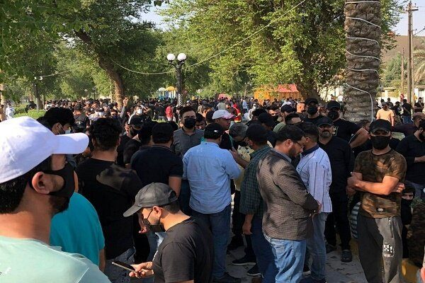 درگیری معترضان به نتایج انتخابات عراق با نیروهای امنیتی در بغداد
