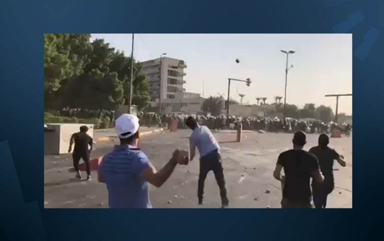 خۆپیشاندانی ناڕەزاییی عێراقییەکان لە سەر ئەنجامی هەڵبژاردنەکان زیاتر لە 125 برینداری لێکەوتەوە