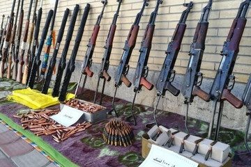 ‍ کشف ۸۶ قبضه سلاح غیرمجاز در ایلام طی یک هفته
