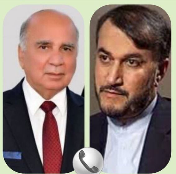 وەزیری دەرەوەی ئێران لەبارەی هێرشی سەر ماڵەکەی کازمییەوە گفتوگۆی لەگەڵ وەزیری دەرەوەی عێراق کرد