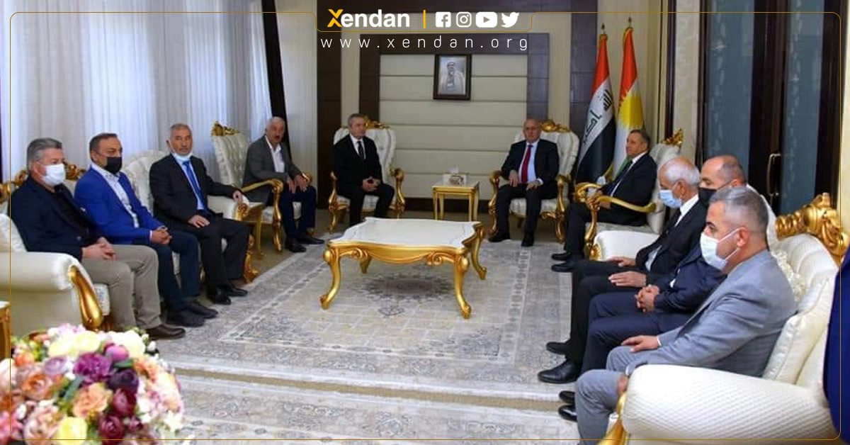تاکید وزیر دارایی اقلیم کردستان و هیئت اقتصادی ترکیه بر گسترش روابط تجاری و گذرگاه های مرزی میان دو طرف