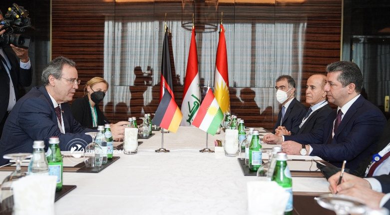 گفتگوی مسرور بارزانی و هیئت آلمانی درباره وضعیت پناهجویان در بلاروس