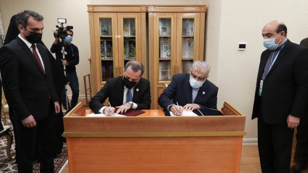 امضای قرارداد سه جانبه سوآپ گاز بین ایران، ترکمنستان و آذربایجان