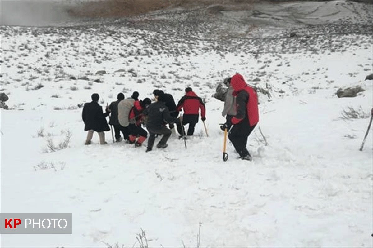 نجات فرد گمشده در ارتفاعات میاندوآب از مرگ حتمی