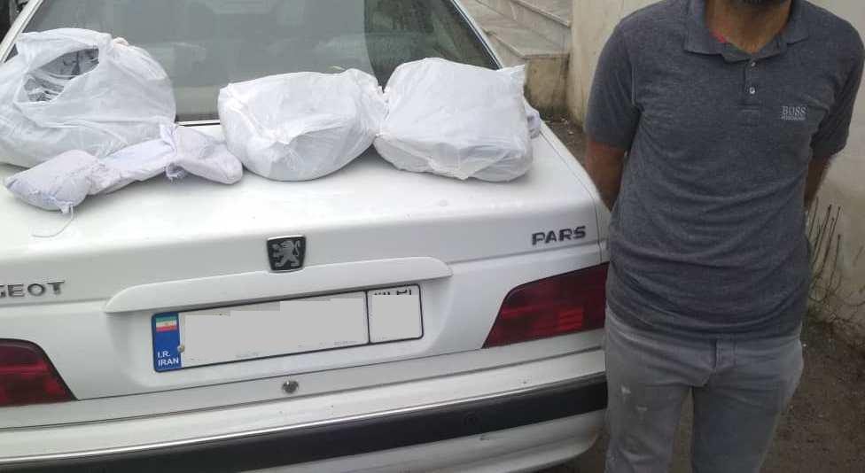 کشف ۸ کیلوگرم مواد مخدر صنعتی در ایوان