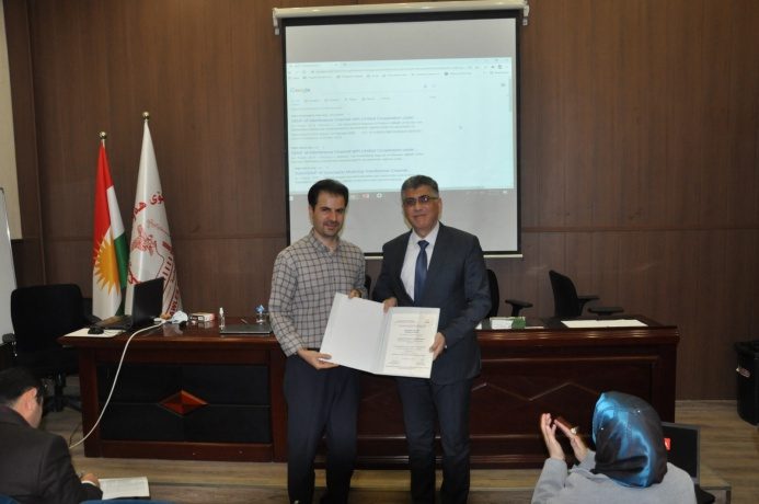 توسعه همکاری های علمی بین المللی دانشگاه تبریز با مراکز آموزشی اقلیم کردستان