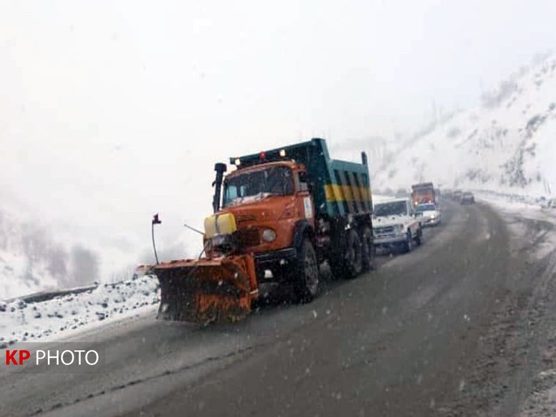 6 هزار کیلومتر از راه‌های کردستان برف‌روبی شد