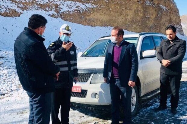 معاون دادستان ایلام از محورهای مواصلاتی استان بازدید کرد