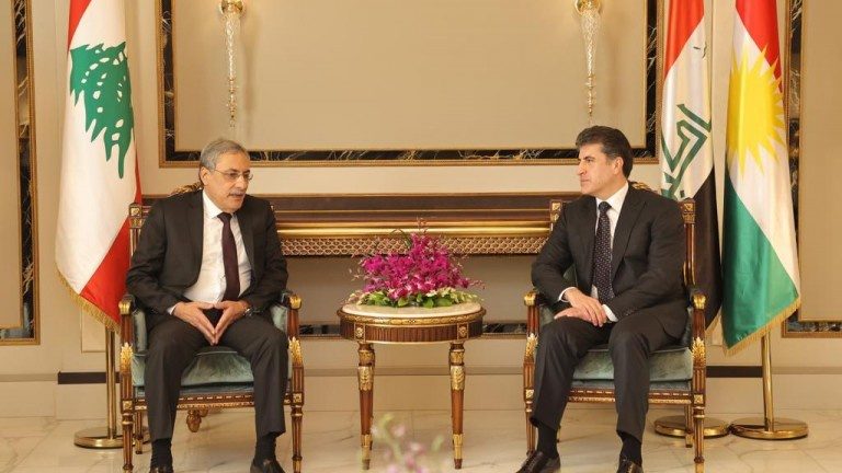 تاکید نچیروان بارزانی و وزیر دادگستری لبنان بر اهمیت استقلال قوە قضائیە