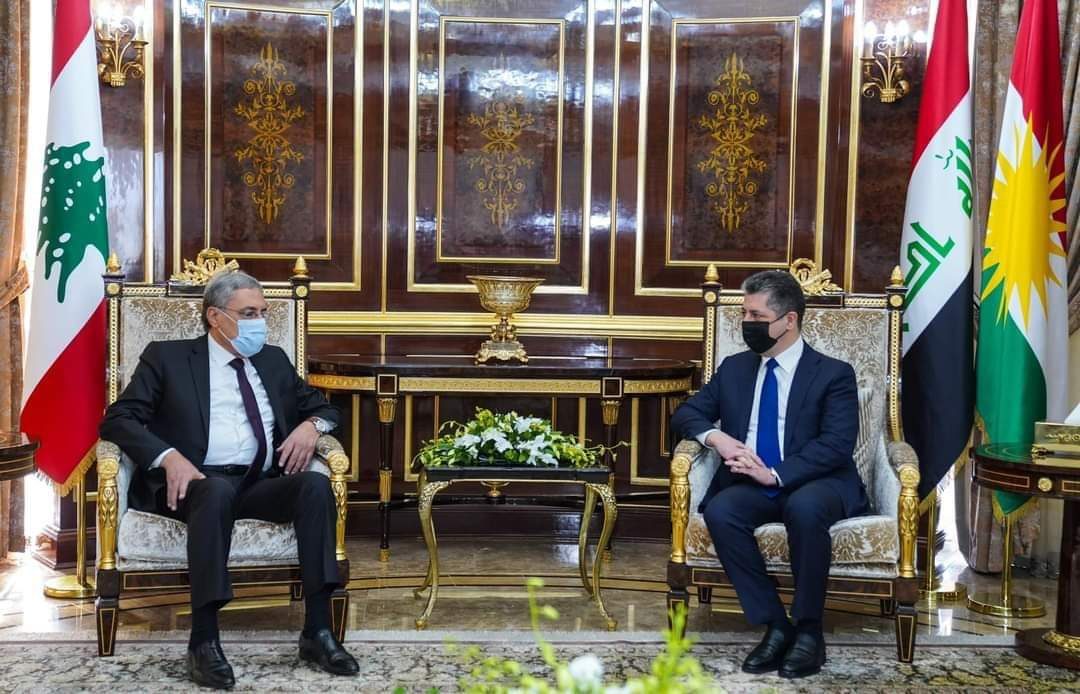 اقلیم کردستان و  لبنان درصدد گسترش روابط دوجانبە