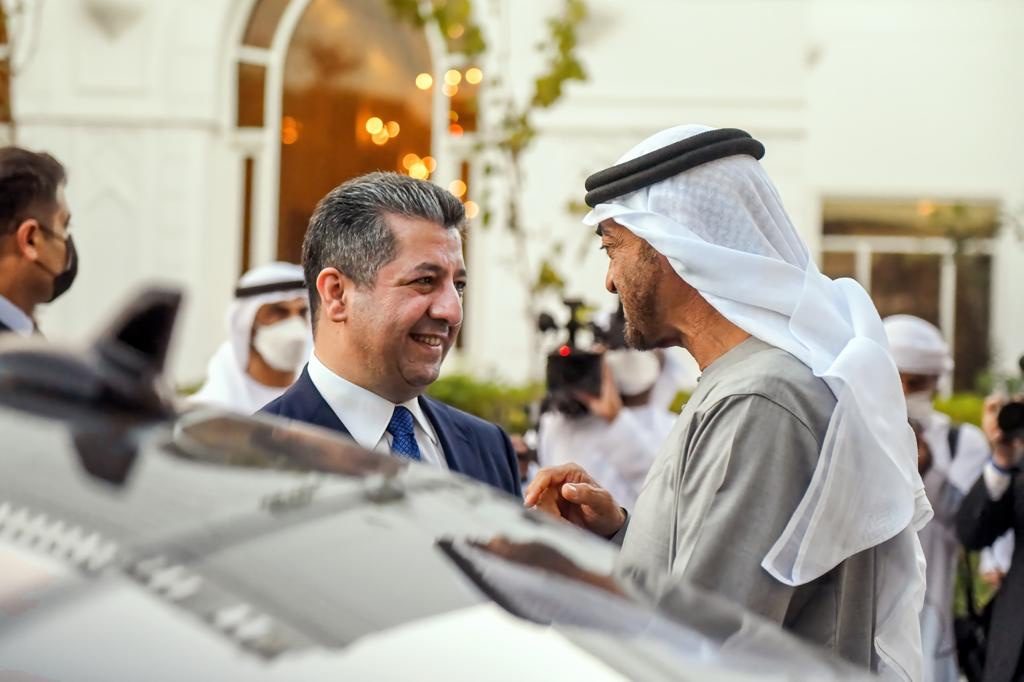 مەسروور بارزانی لەگەڵ محەممەد بن زاید کۆ بووەوە