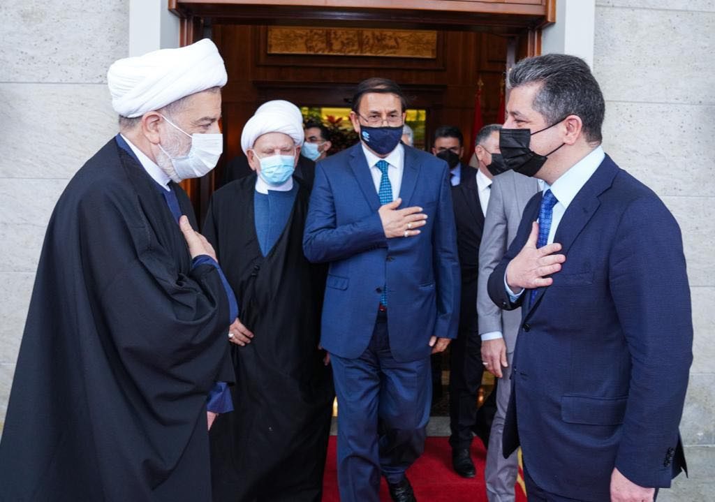 مەسروور بارزانی و سەرۆکی ئەنجومەنی باڵای ئیسلامیی عێراقی و هەوڵەکانی پێکهێنانی حکوومەتی نوێی عێراق تاوتوێ دەکەن
