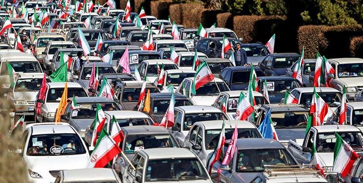 ڕێوڕەسمی ڕێپێوانی 22ی ڕێبەندان لە هەموو شارەکانی ئێران دەستی پێکرد