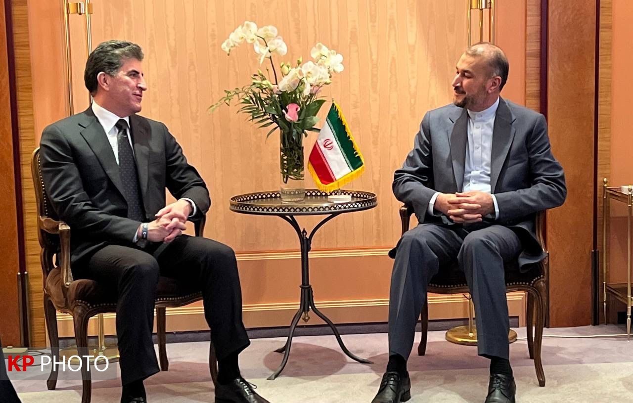 وەزیری دەرەوەی ئێران و سەرۆکی هەرێمی کوردستان کۆ بوونەوە