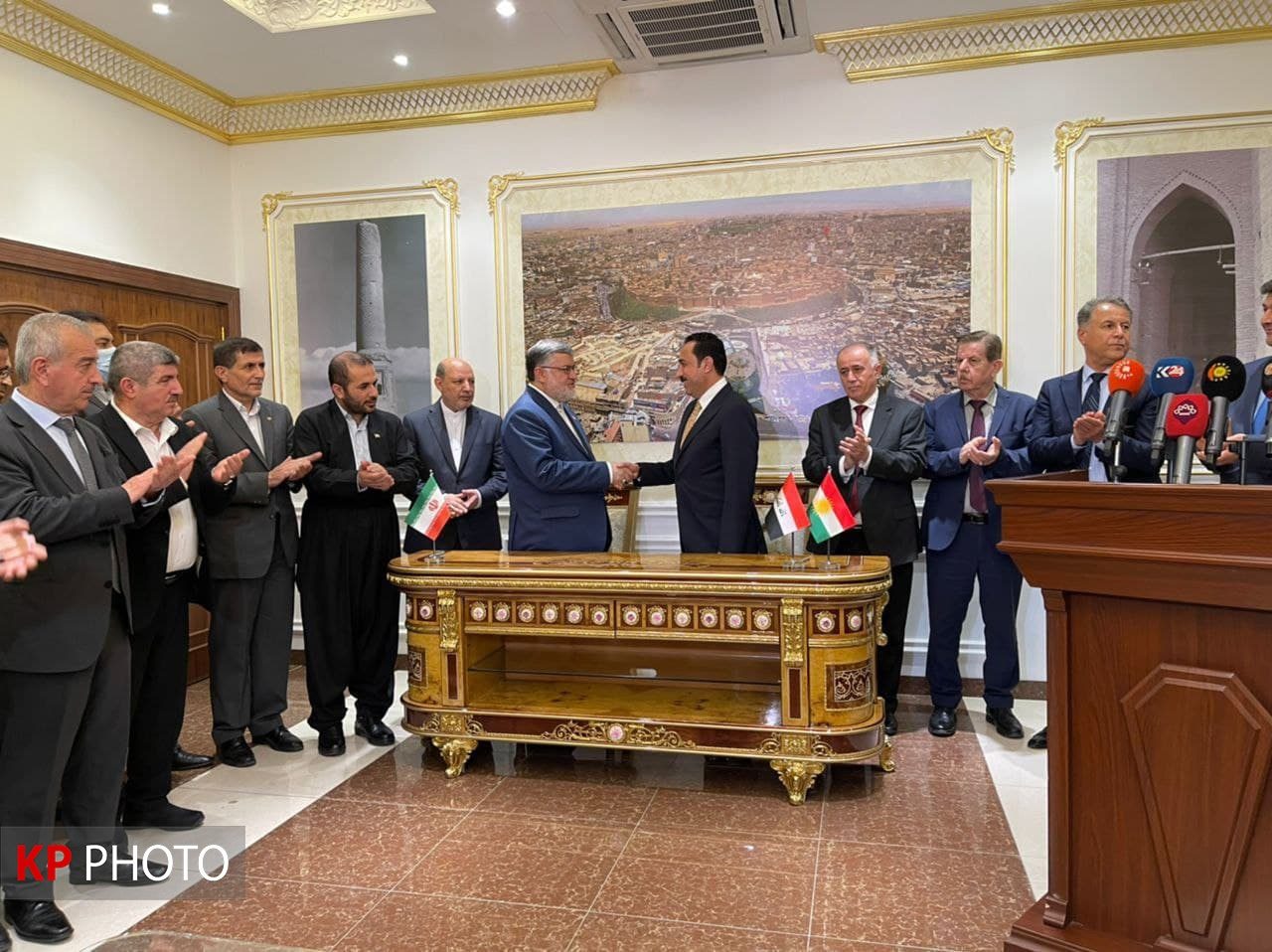 استانداران آذربایجان‌غربی و اربیل تفاهم نامه همکاری امضا کردند