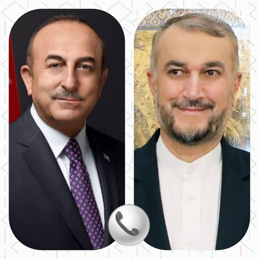 رایزنی  وزیران امور خارجه ایران و ترکیه در مورد بحران اوکراین