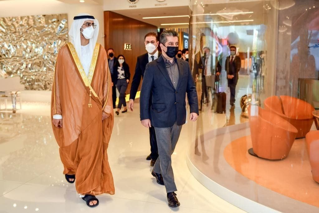 مەسروور بارزانی بۆ بەشداری کردن لە کۆڕبەندی جیهانیی وزە گەیشتە ئیمارات
