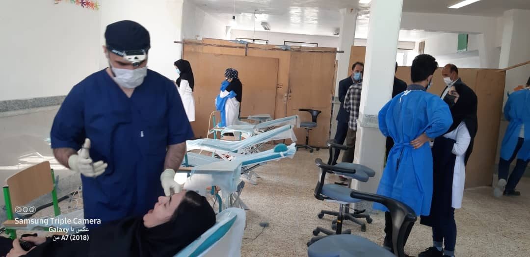 ارایه خدمات پزشکی و دندانپزشکی رایگان به بیش از ۳۵۰ بیمار نیازمند در شهرستان هلیلان
