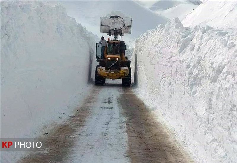 گردنه تته در محور سروآباد – پاوه بازگشایی شد