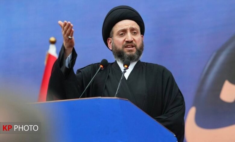عەممار حەکیم دەستپێشخەرییەکی نۆ خاڵی بۆ کۆتاییهێنان بە بنبەستی سیاسی لە عێراق دەخاتە ڕوو