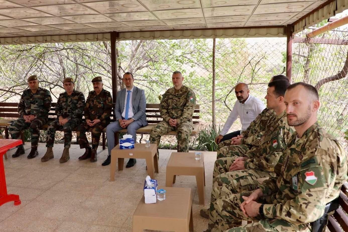 تحویل پایگاه آموزش نظامی مجارستان در اقلیم کردستان بە وزارت پیشمرگ