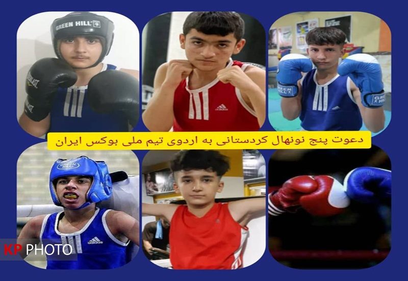 دعوت 5 بوکسور کردستانی به اردوی تیم ملی نونهالان کشور