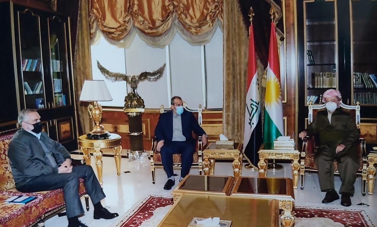 دیدار هیئتی ایرانی با مقامات دولتی اقلیم کردستان و مسعود بارزانی