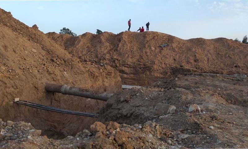 ایجاد استحکامات نظامی توسط نیروهای کرد در اطراف شهر قامیشلو