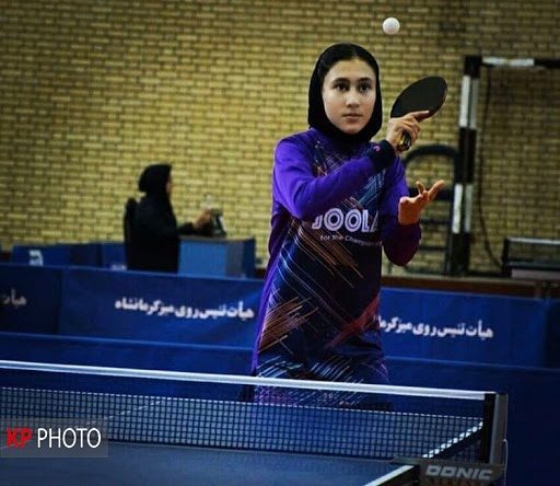 «الینا رحیمی» عضو تیم ملی پینگ پنگ  ایران شد