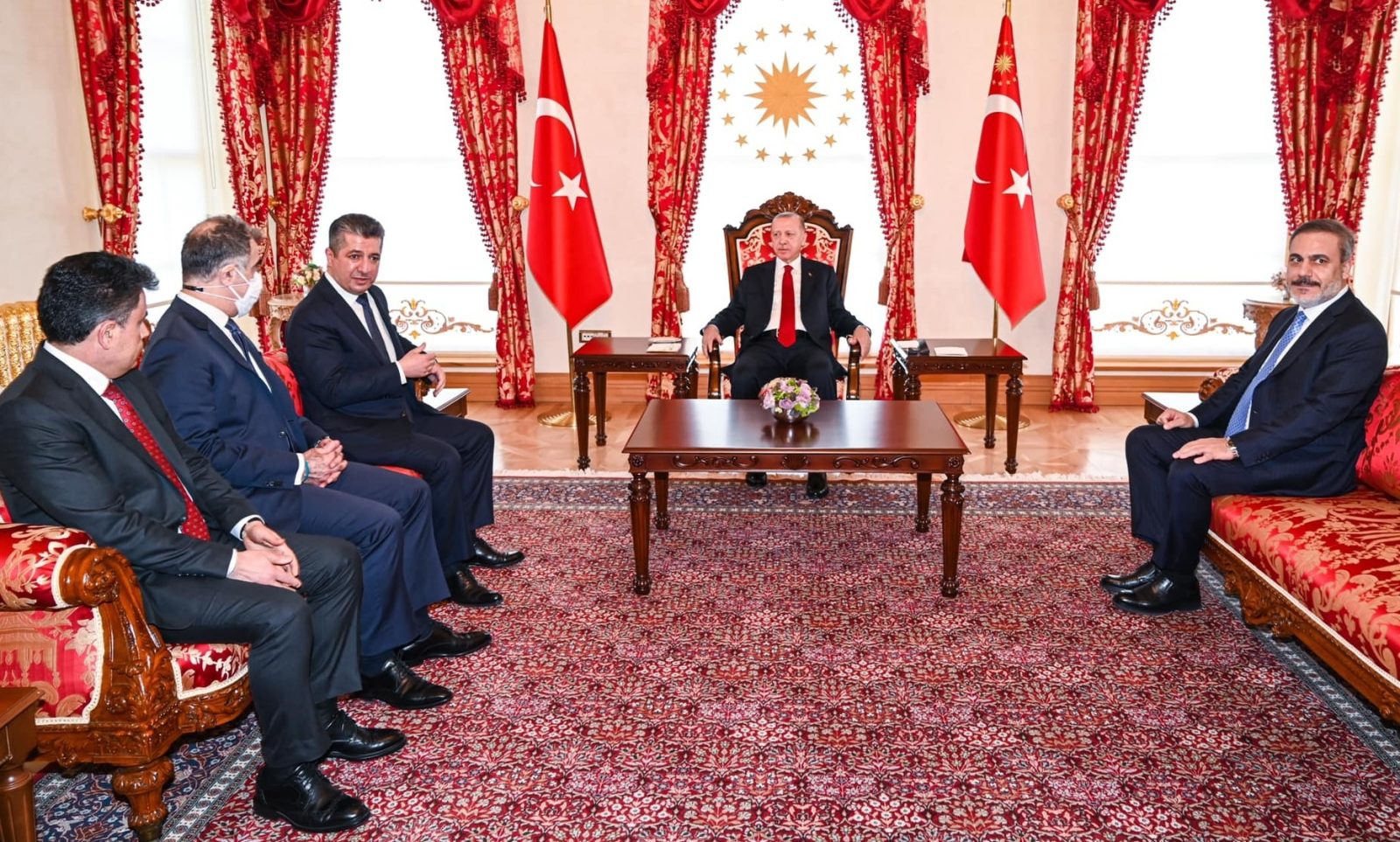 گرنگترین تەوەری کۆبوونەوەی بارزانی و ئەردۆغان پرسی هەناردەکردنی غازی سروشتیی عێراق بووە بۆ ئەورووپا