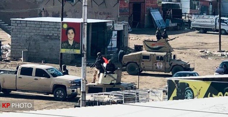 له‌ سنووری شه‌نگال شه‌ڕ له‌نێوان سوپای عێراق و یەکینەکانی بەرخۆدانی شەنگال ڕوویداوه‌