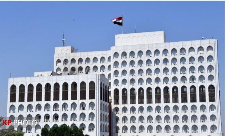 بەیاننامەی وەزارەتی دەروەی عێراق لەبارەی بان گکردنی باڵیۆزی تورکیا لە بەغدا