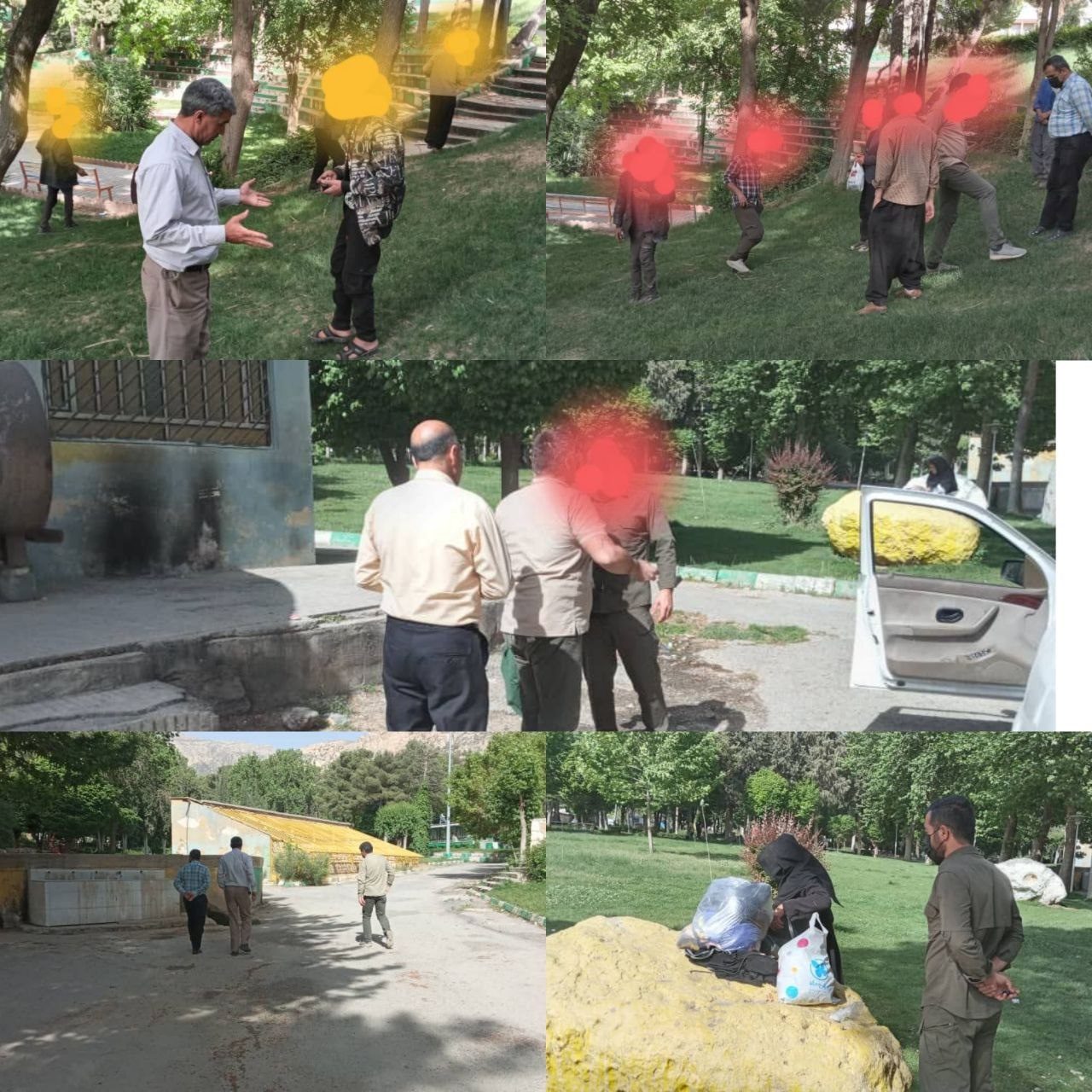 اجرای طرح پاکسازی پارک ها و تفرج گاهها در ایلام