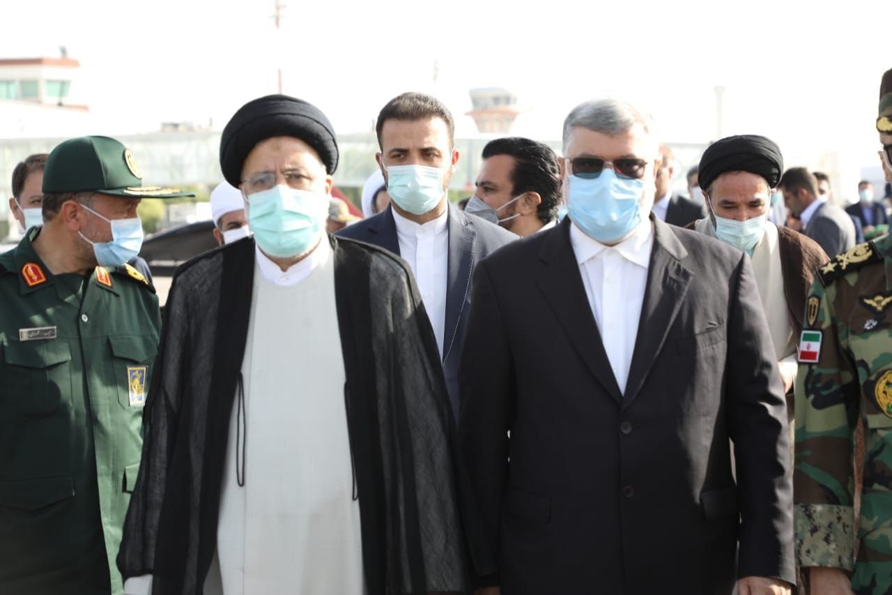 رییس جمهور  وارد پیرانشهر شد