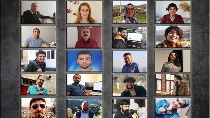 تعداد روزنامه نگاران کرد بازداشتی در دیاربکر به 21 تن رسید 
