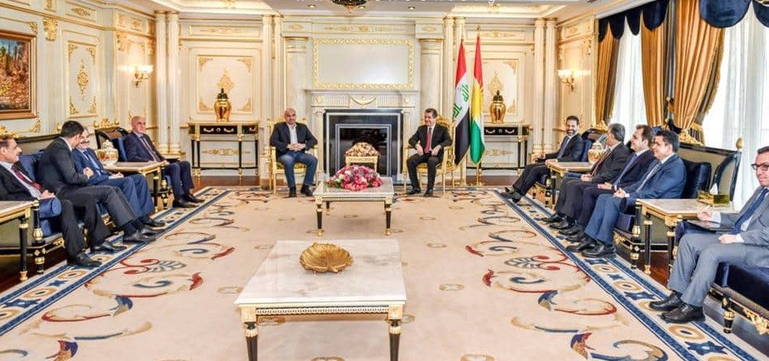 برگزاری نشست میان مسرور بارزانی با بافل طالبانی